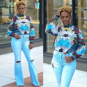 👕👕👕 Multicolor Blouson Vintage Inspired Blouse